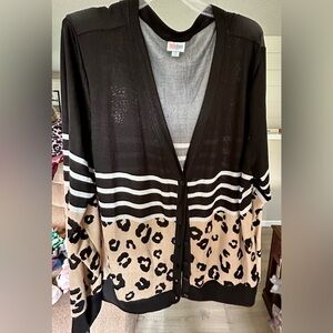 LuLaRoe Cheryl Cardigan Size 2XL